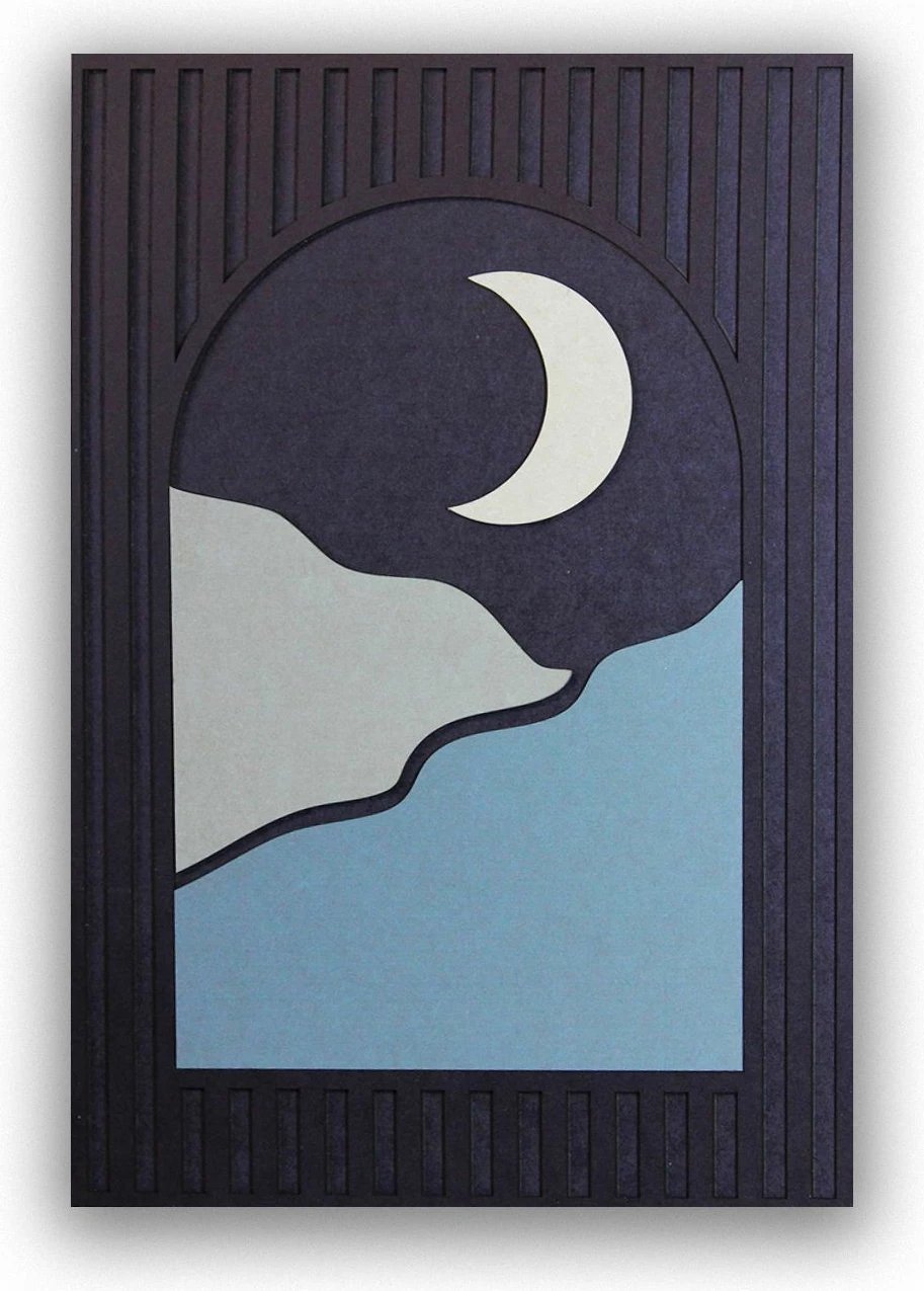 Pikturë dekorative, shumëngjyrëshe, Wallity Ersy3Dmoon-3247, 32x47x2 cm