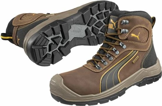 Këpucë për meshkuj Puma Sierra Nevada MID, ngjyrë kafe e errët