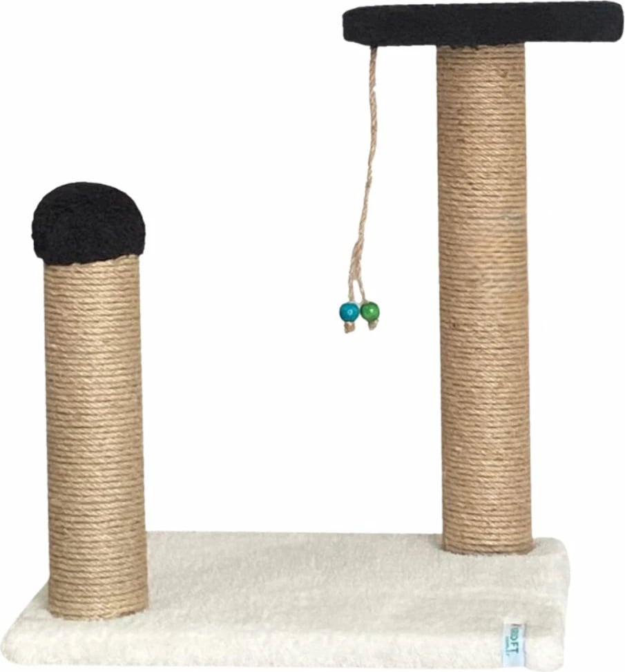 Dërrasë për gërvishtje për mace, Paws & Whiskers, e zezë