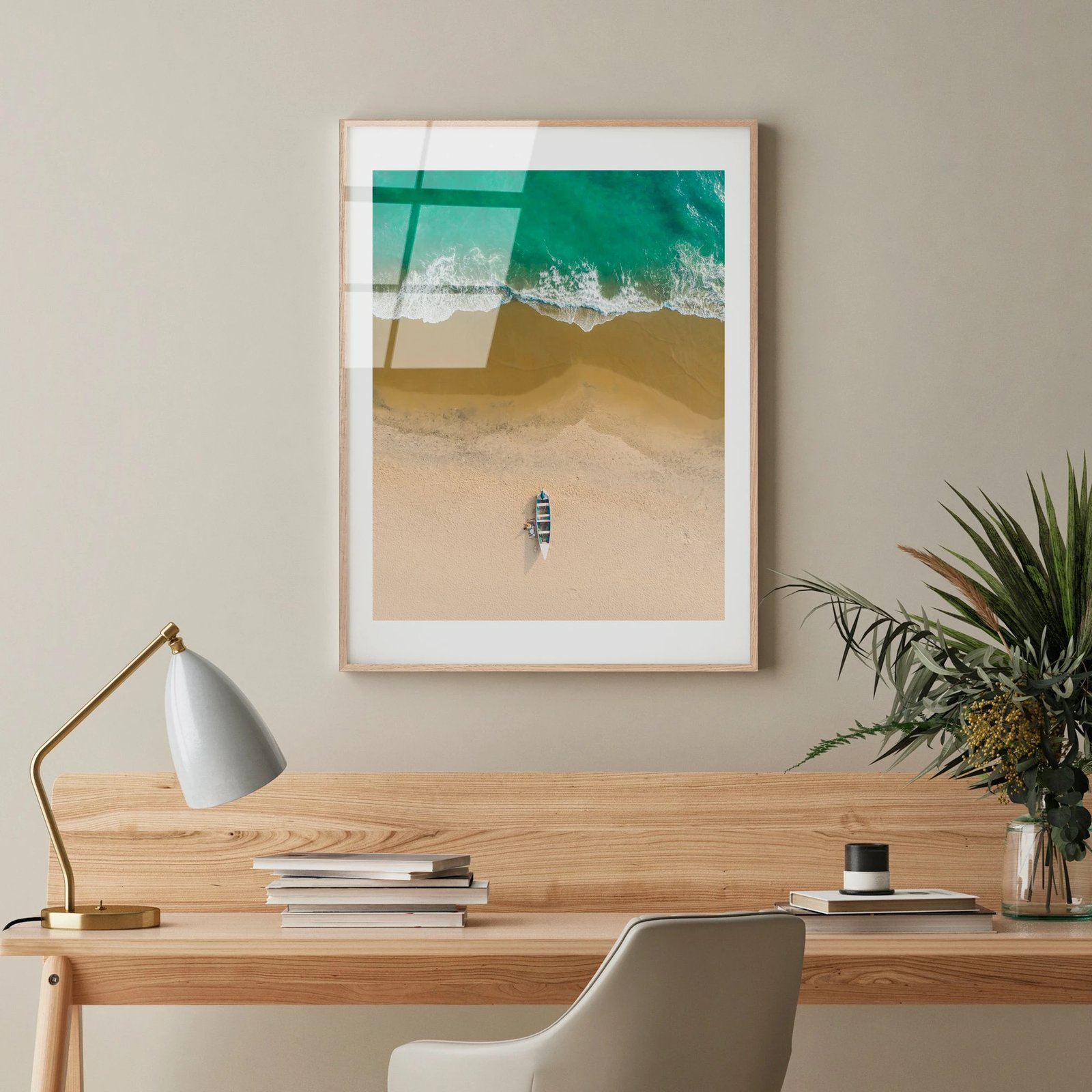 Pikturë dekorative prej xhami të temperuar, Wallity, UV-1072, 30x45cm