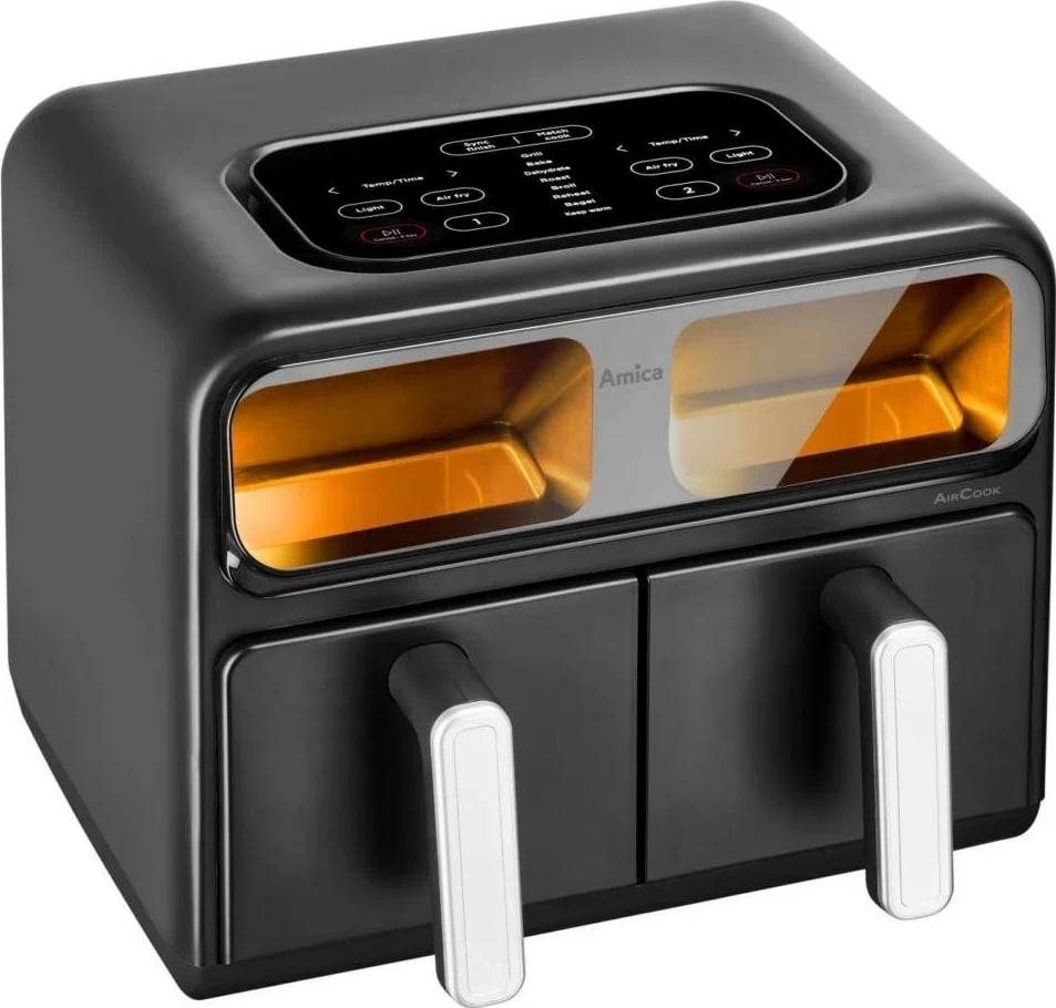 Fritezë ajri Amica AFM 7020, 8 litra, panel me prekje, e zezë