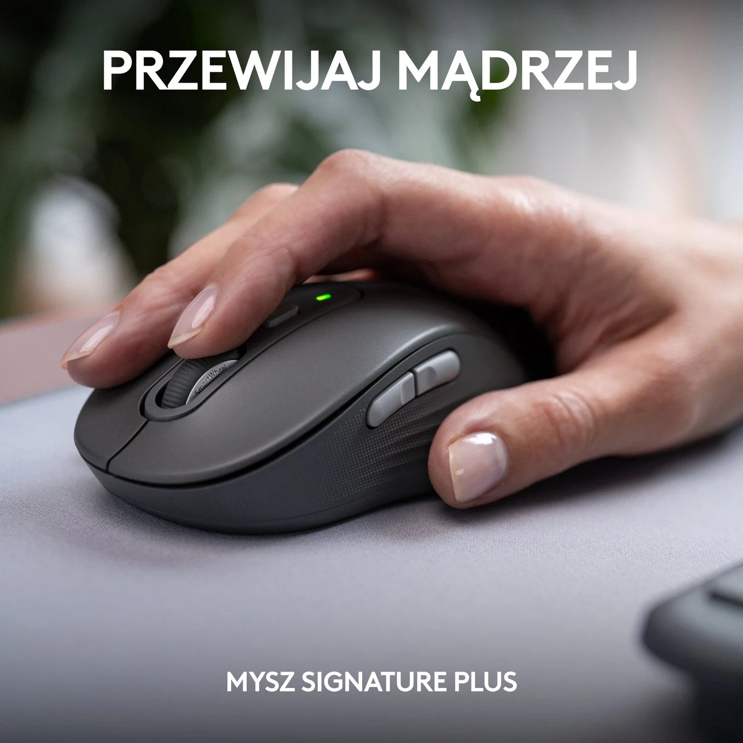 Tastierë dhe Maus Logitech Signature Slim MK950, Wireless, Grafit