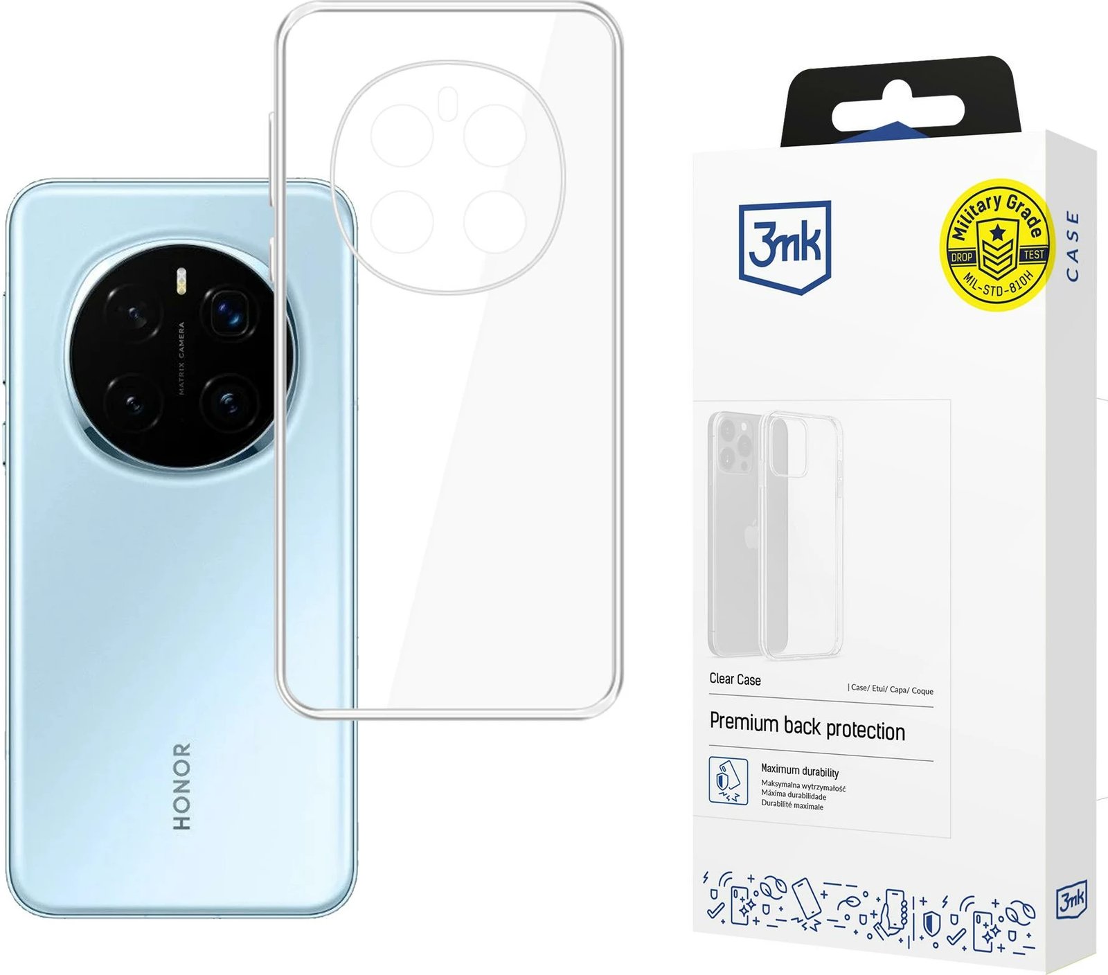 Mbështjellës 3mk Clear Case për Honor Magic 7, transparent