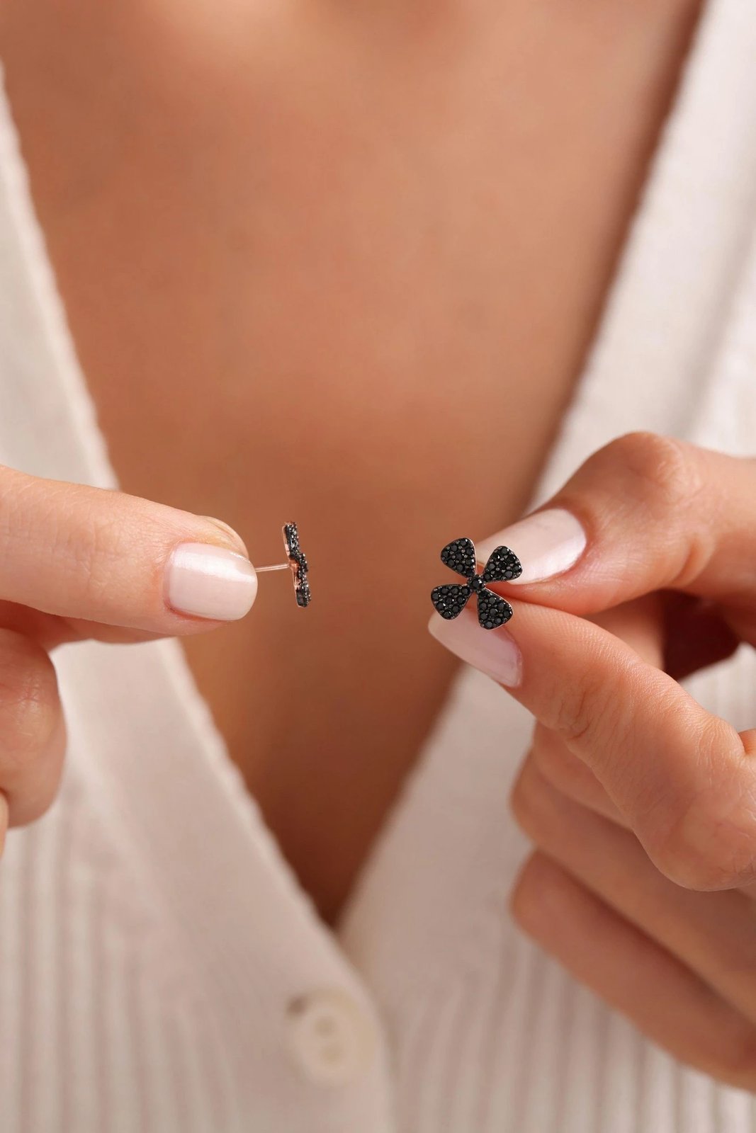 Vathë argjendi Jumeon, ngjyrë rozë ari e zezë, NRZ999856