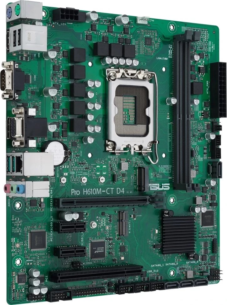 Pllakë amë ASUS PRO H610M-C D4-CSM, Intel H610 LGA 1700, micro ATX