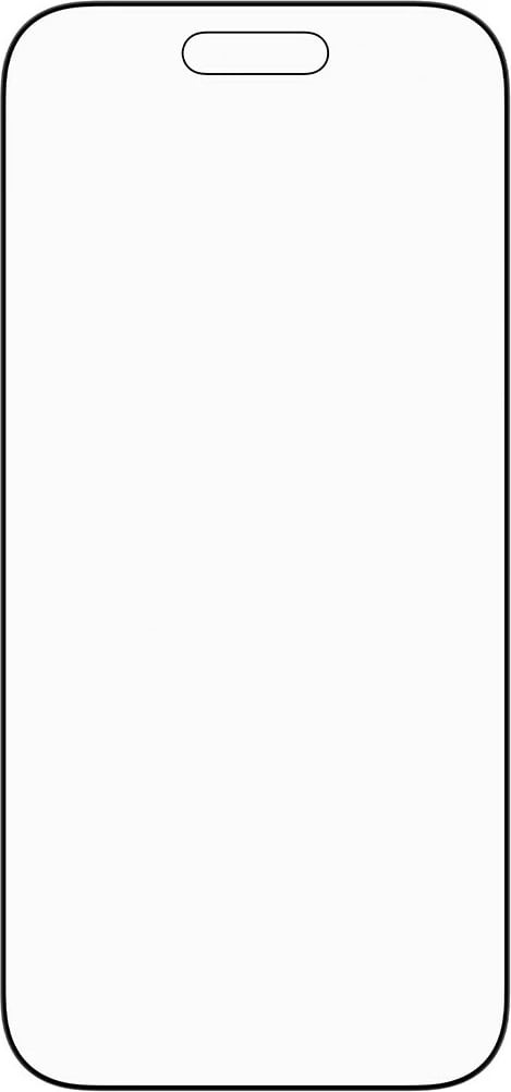 Mbrojtës ekrani PanzerGlass Stealth për iPhone 17 Air, Ultra-Wide Fit, kornizë e zezë