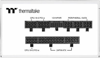 Kasë Thermaltake Toughpower Grand GF3, 1200W, Modular, Gold, 14cm, Snow