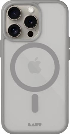 Mbështjellës LAUT Huex Protect për iPhone 15 Pro, me MagSafe, Gri