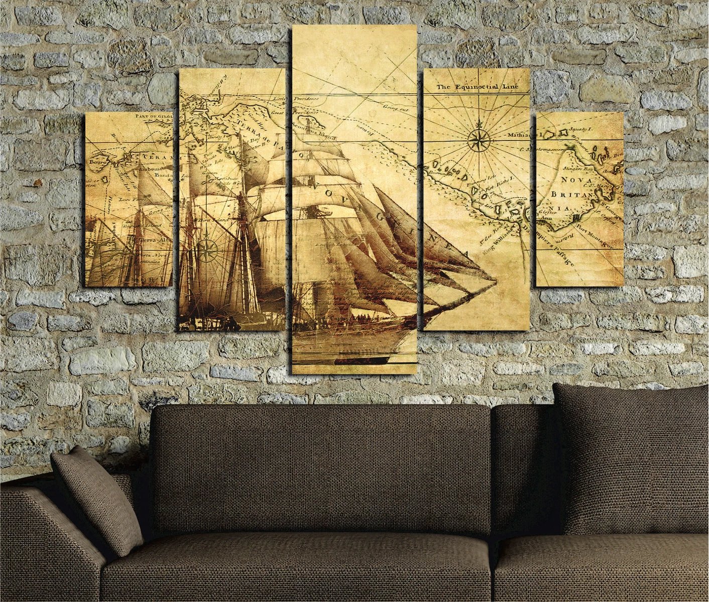 Pikturë dekorative MDF, 5 pjesë, Wallity, ST001