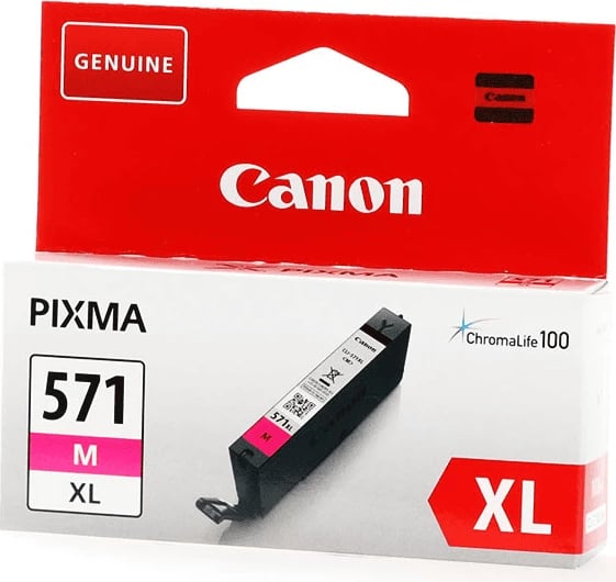 Fishek boje, Canon, CLI-571MXL (0333C001), 11 ml, rendiment 650 faqe, XL, magenta