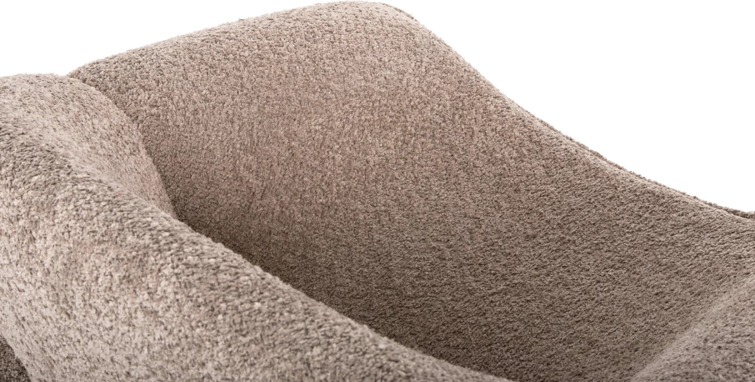 Karrige SPINER FH9599.08, pëlhurë boucle, ngjyrë bezhë, 81x64x74H cm Karrige SPINER FH9599.08, pëlhurë boucle, ngjyrë bezhë, 81x64x74H cm