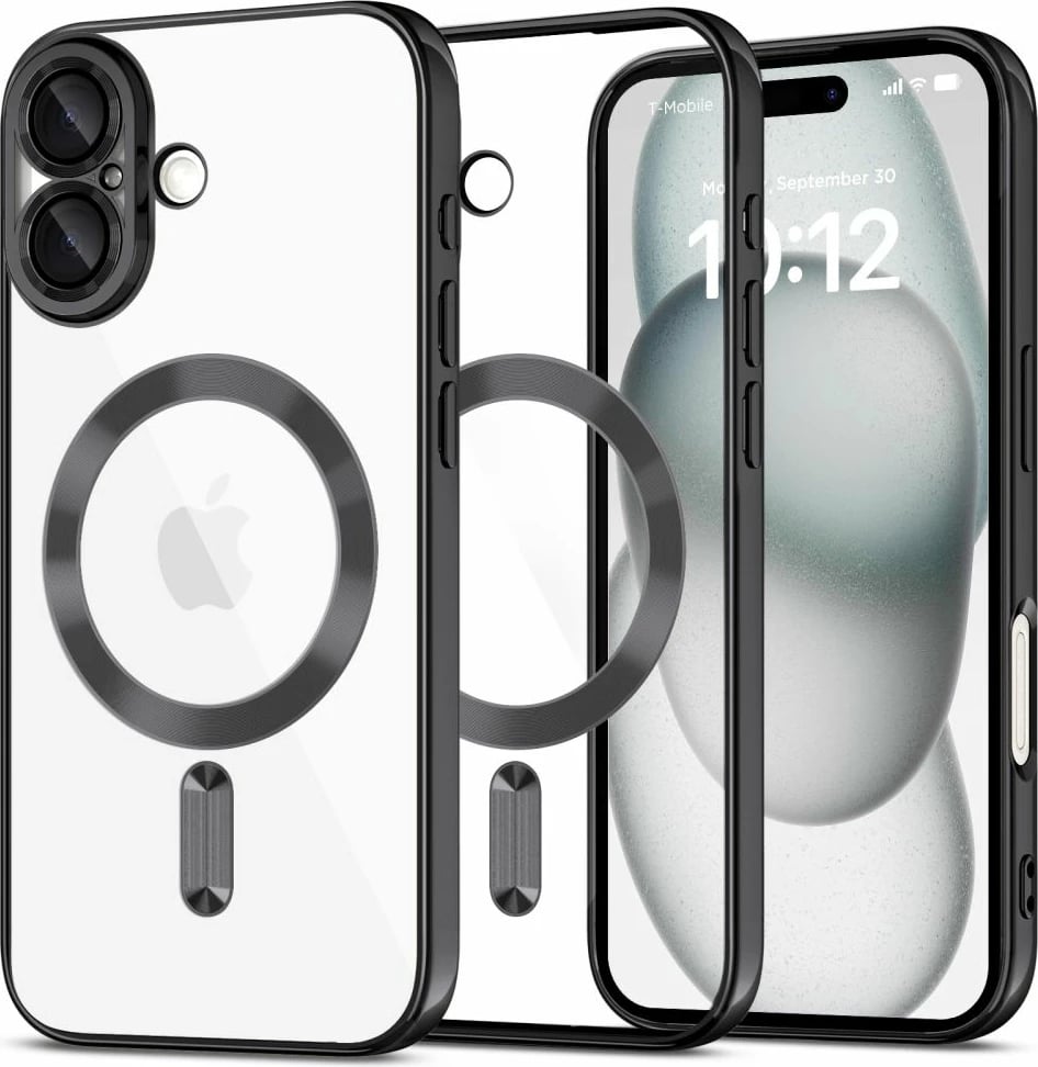 Mbështjellës Tech-Protect MagFlex për iPhone 16, MagSafe, i zi