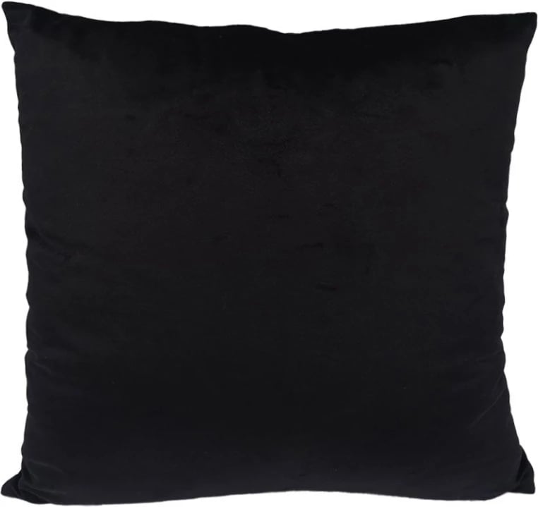 Jastëk dekorativ Panther, kadife e zezë, 45x45cm