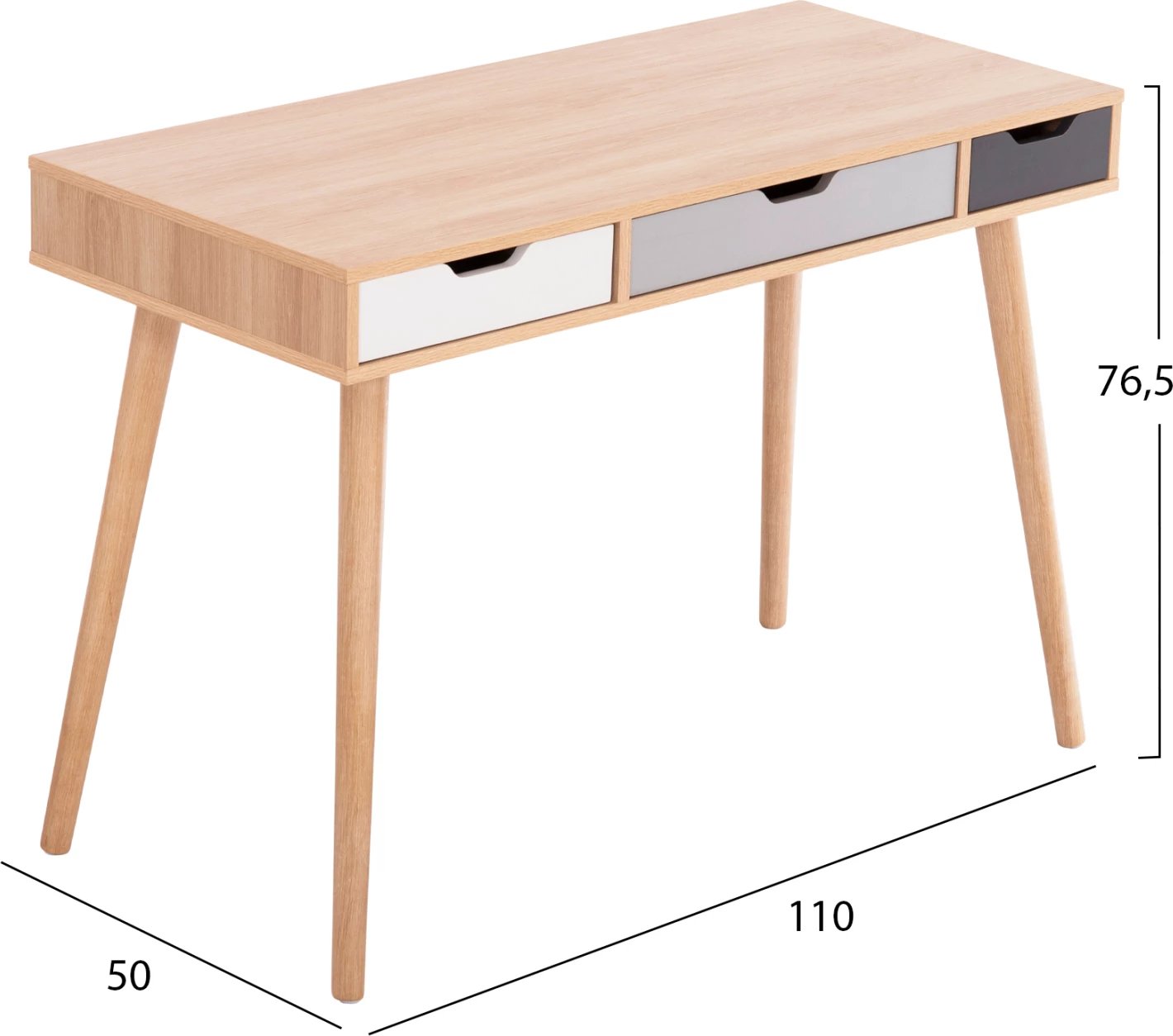 Sipërfaqe Tavoline GAET FH18292 melamine sonama-gri-bezhë-bardhë 110x50x76.5Hcm