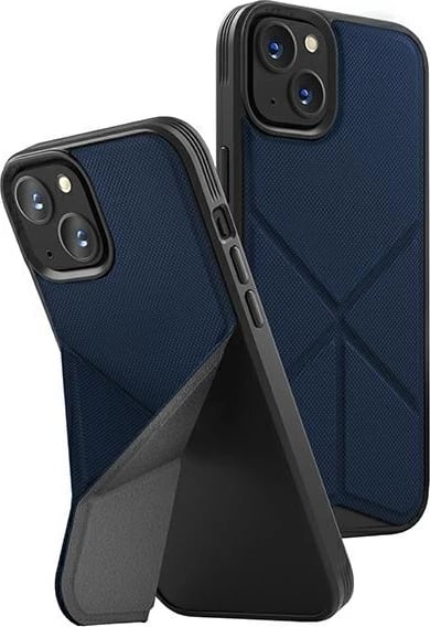 Mbështjellës UNIQ Transforma Magclick për iPhone 14, me qëndrim, kaltër