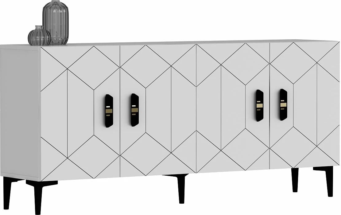 Konsol Skye Decor, Cross KB150, e bardhë