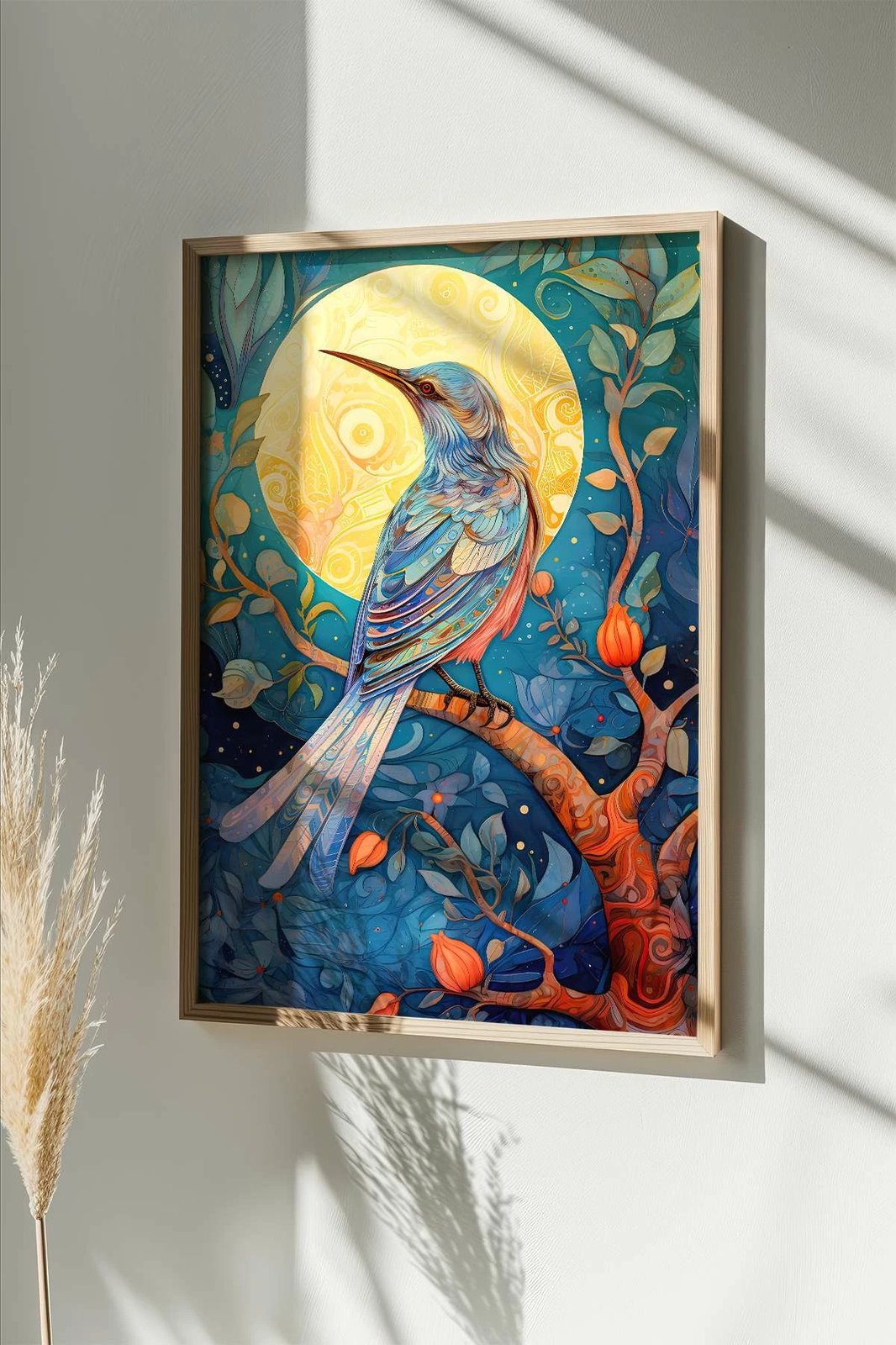 Pikturë dekorative me kornizë, shumëngjyrëshe, Wallity, Mscartmdl11