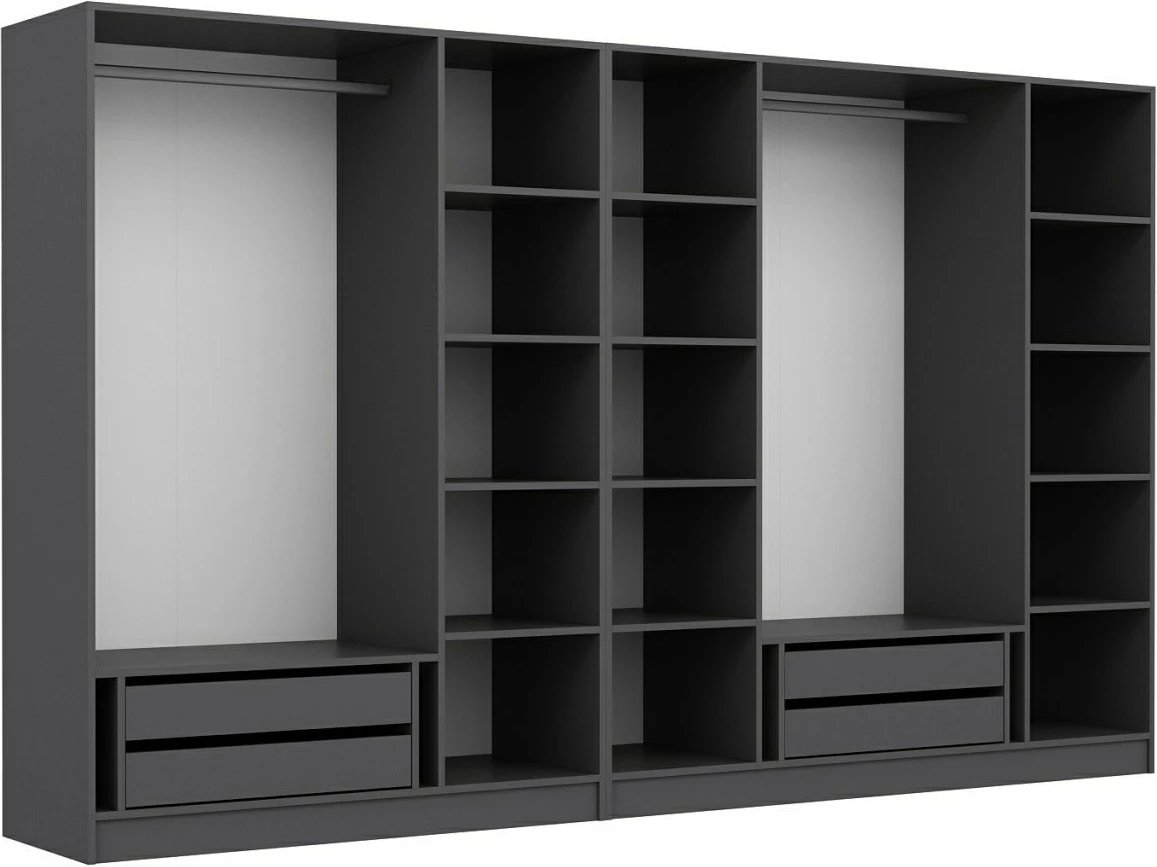 Dollap Skye Decor, ngjyrë antracit, 4942