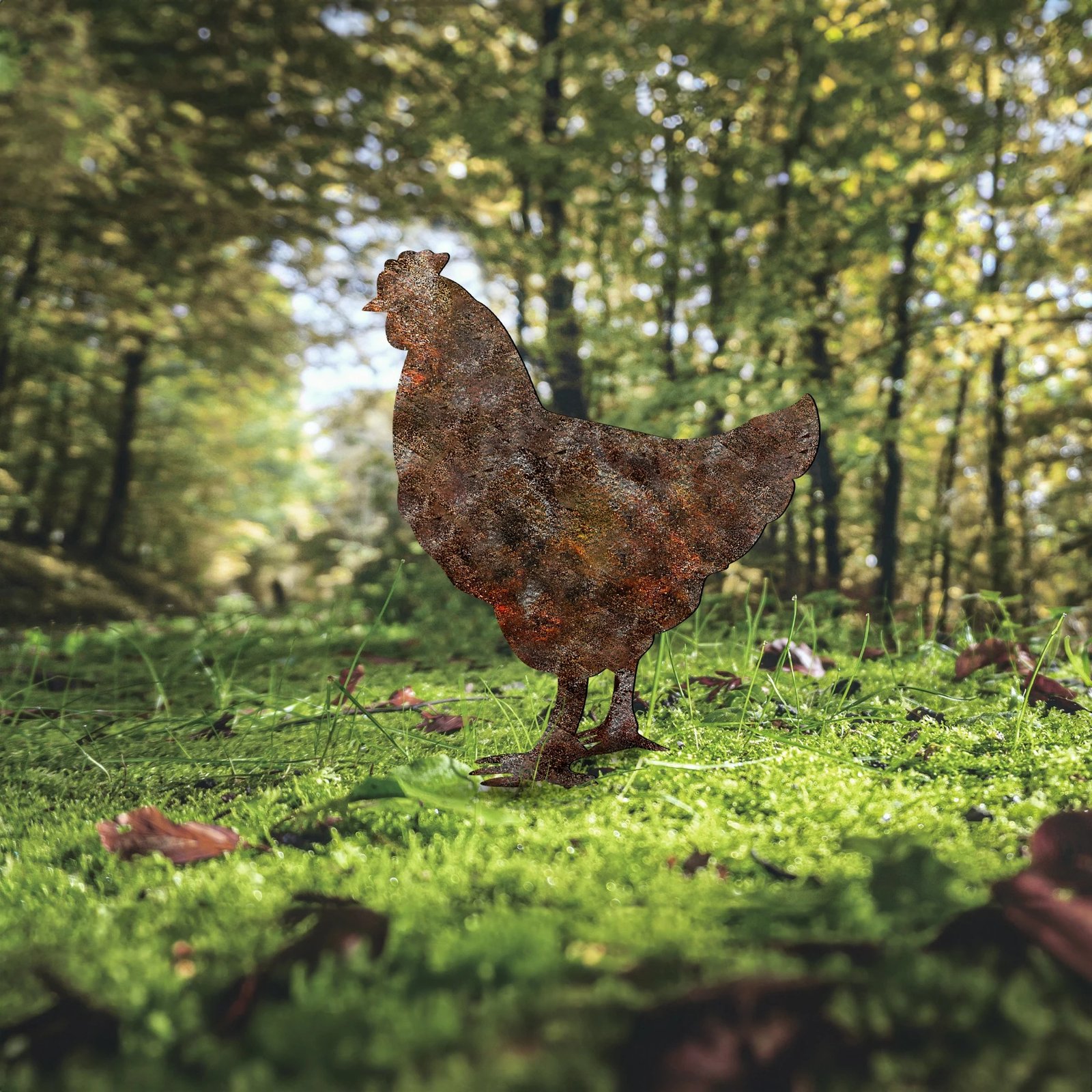 Objekt dekorativ për kopsht, dizajn Aberto, pulë, A 01