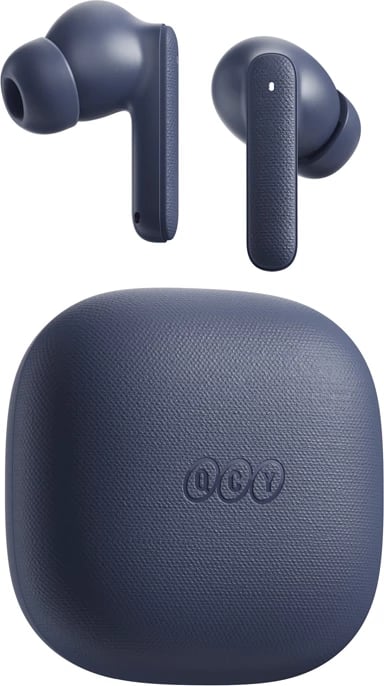 Kufje TWS QCY Buds T43 ANC, Bluetooth 5.3, IPX4, blu