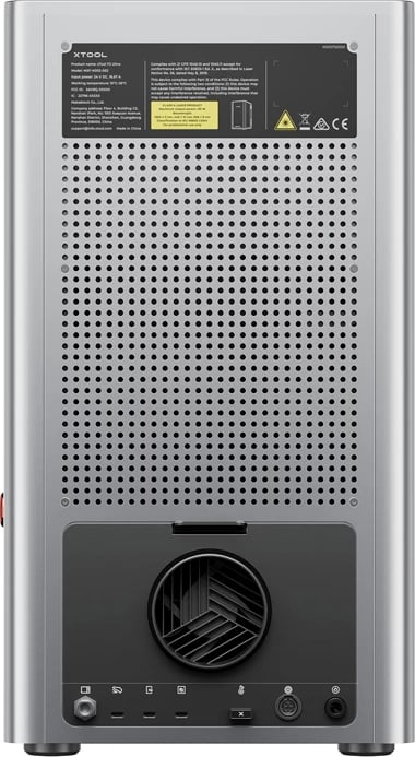 makinë gravimi me laser, xTool, F2 Ultra (F2U+C) me Auto Streamline feeder, 60W MOPA + 40W diodë, zonë pune 220×220 mm (deri 220×500 mm me feeder), set