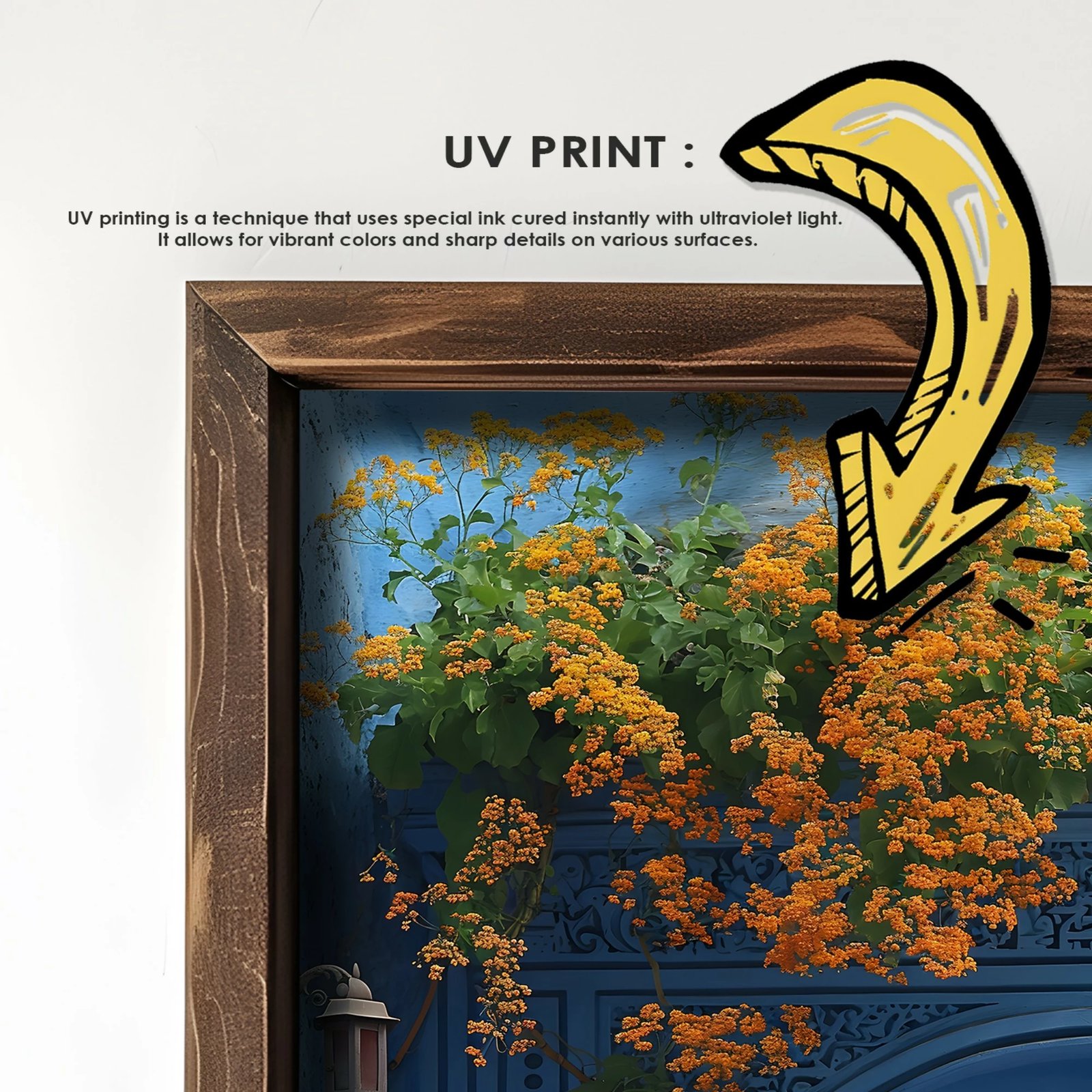 Pikturë dekorative me kornizë MDF, Wallity, GE127-L