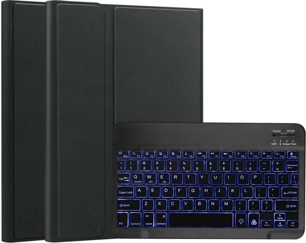 Mbështjellës me tastierë Tech-Protect SC Pen për Lenovo Tab P12 12.7", i zi