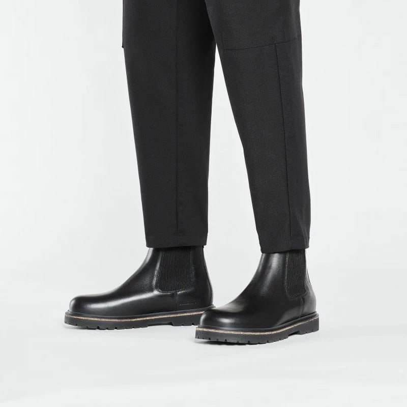 Çizme Chelsea për meshkuj Birkenstock, të zeza