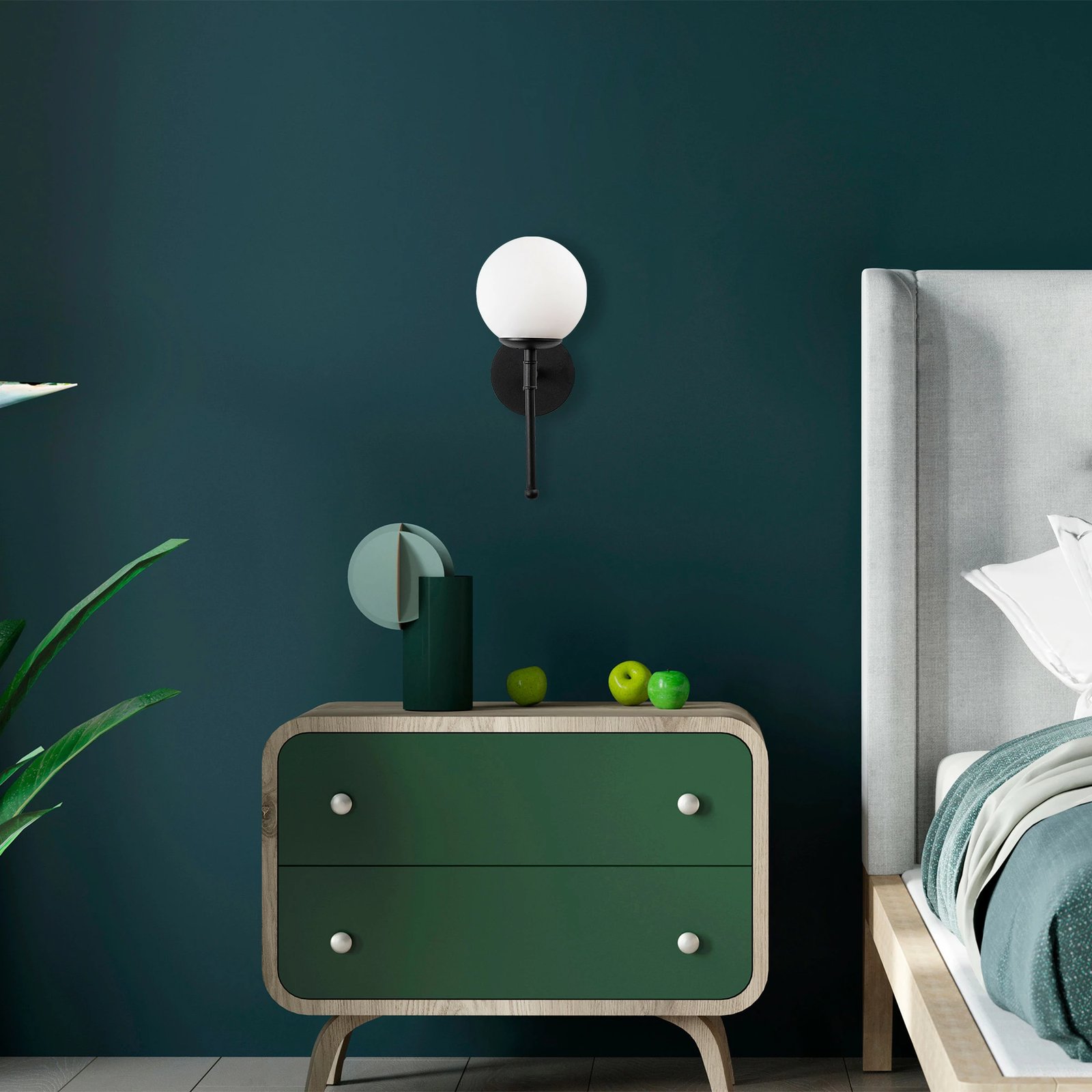 Llambë muri Opviq, Mudoni-MR-953-1, e zezë