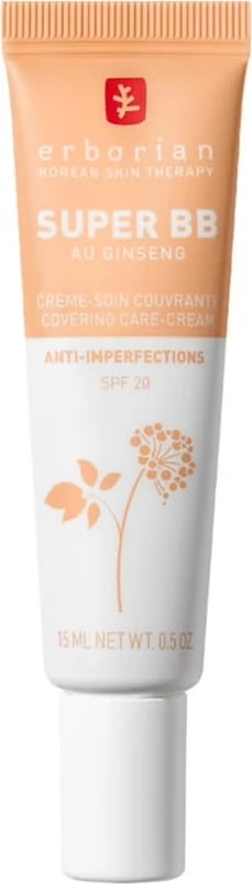 BB Cream për femra Erborian Super BB Cream Covering Face Dore 15ml