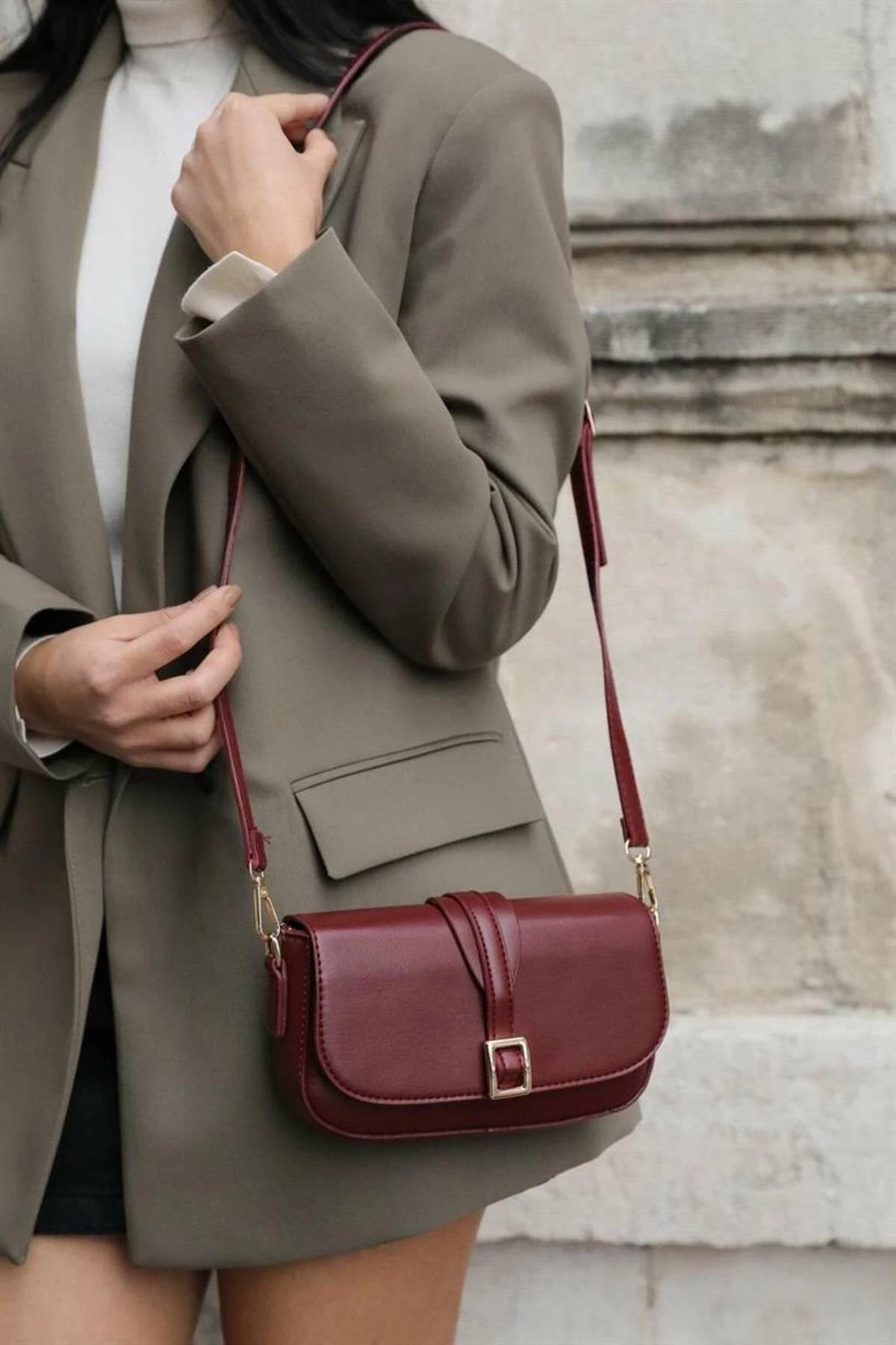 Çantë supi Zoozie Bags, ngjyrë e kuqe Claret, MK1020022KV10-003 v2