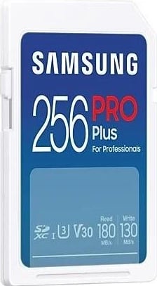 Kartelë SD Samsung PRO Plus SDXC 256GB me lexues