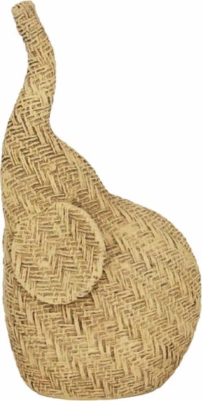 Dekor elefant, polirezine, natyrale, 12.5x10x24 cm