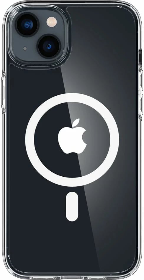 Mbështjellës Spigen Ultra Hybrid Mag për iPhone 14, Transparent/Bardhë