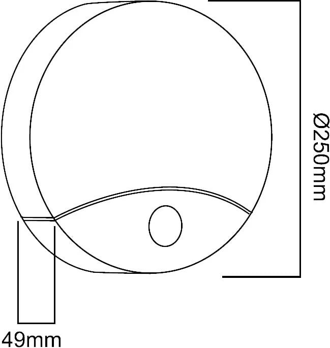 Lampë LED me sensor lëvizjeje Maclean MCE357W 10W 900lm 4000K IP44, e bardhë