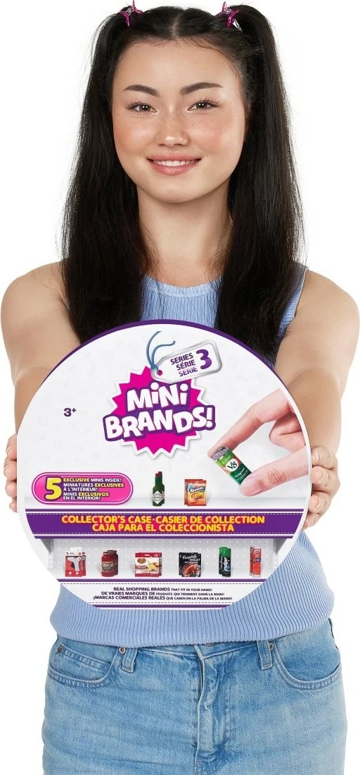 Set figurina Mini Brands ZURU 5 Surprise Global Suitcase Collector's Edition, plastikë, për fëmijë, shumëngjyrëshe