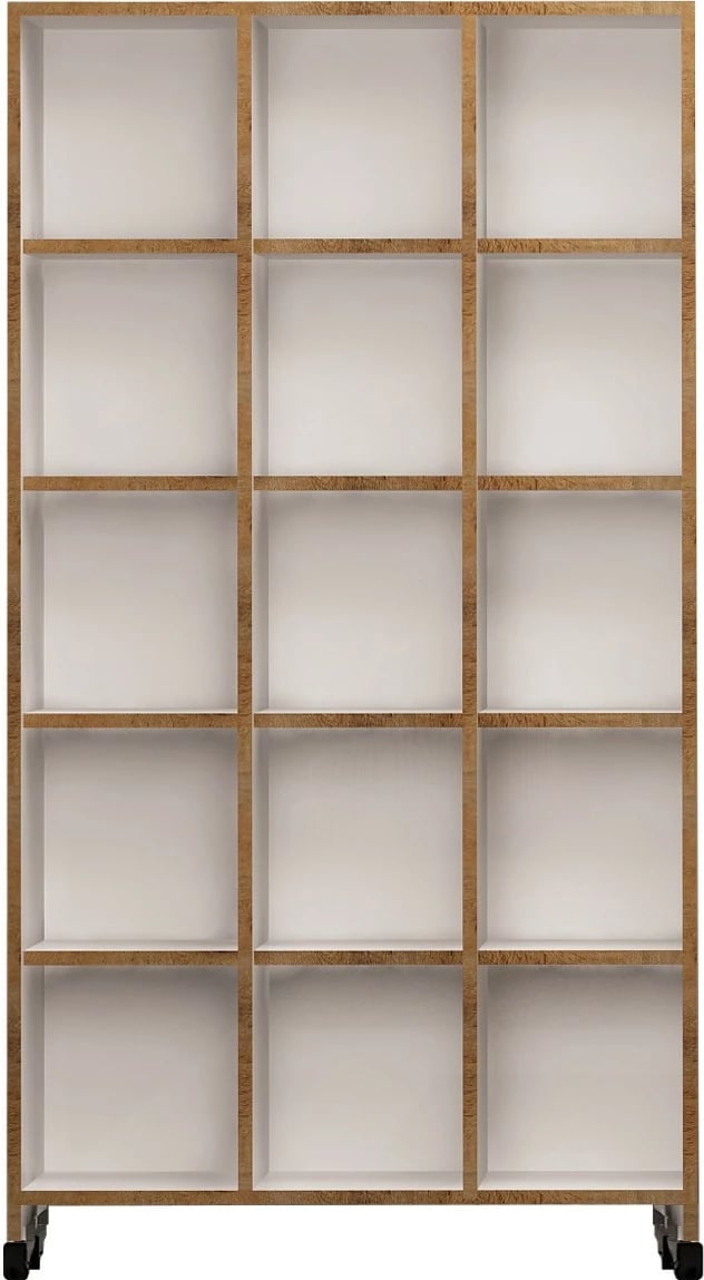 Raft librash Hanah Home, Crotone, ngjyrë lisi