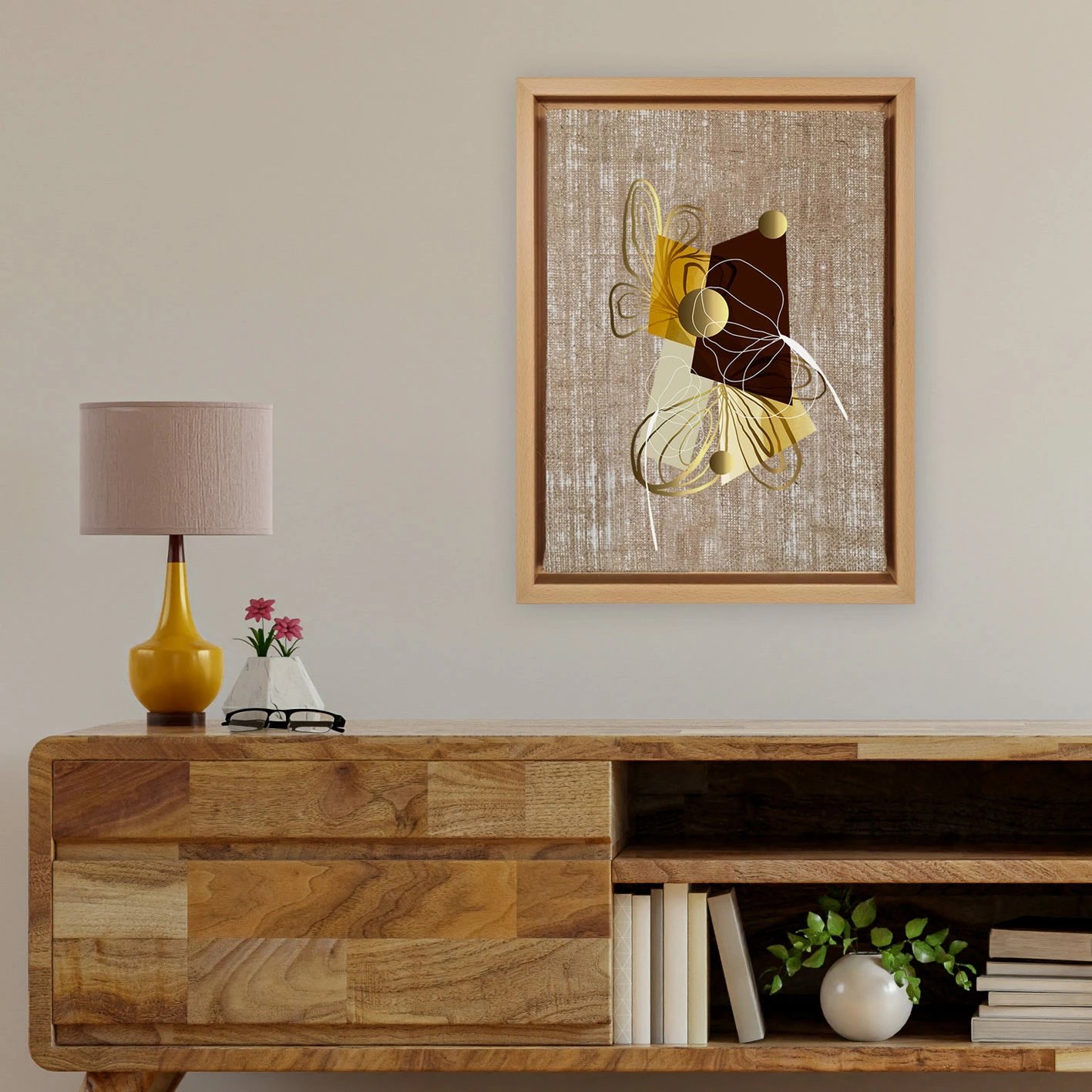 Pikturë dekorative në kanavacë, shumëngjyrëshe, Wallity, LNJ319799767283 - 96136, 96x136cm