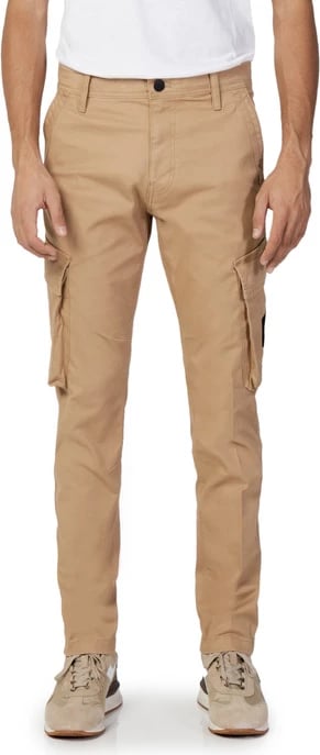 Pantallona për meshkuj Calvin Klein Jeans, bezhë