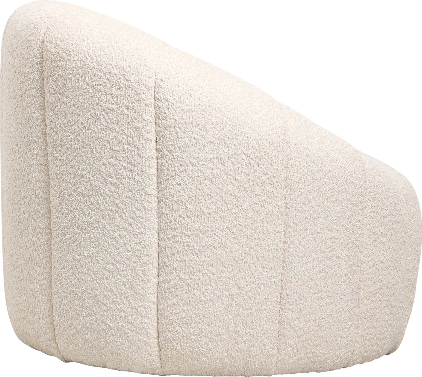 Divan dy ulës MOBY, pëlhurë boucle ecru, FH9595.06, 148x83x66H cm