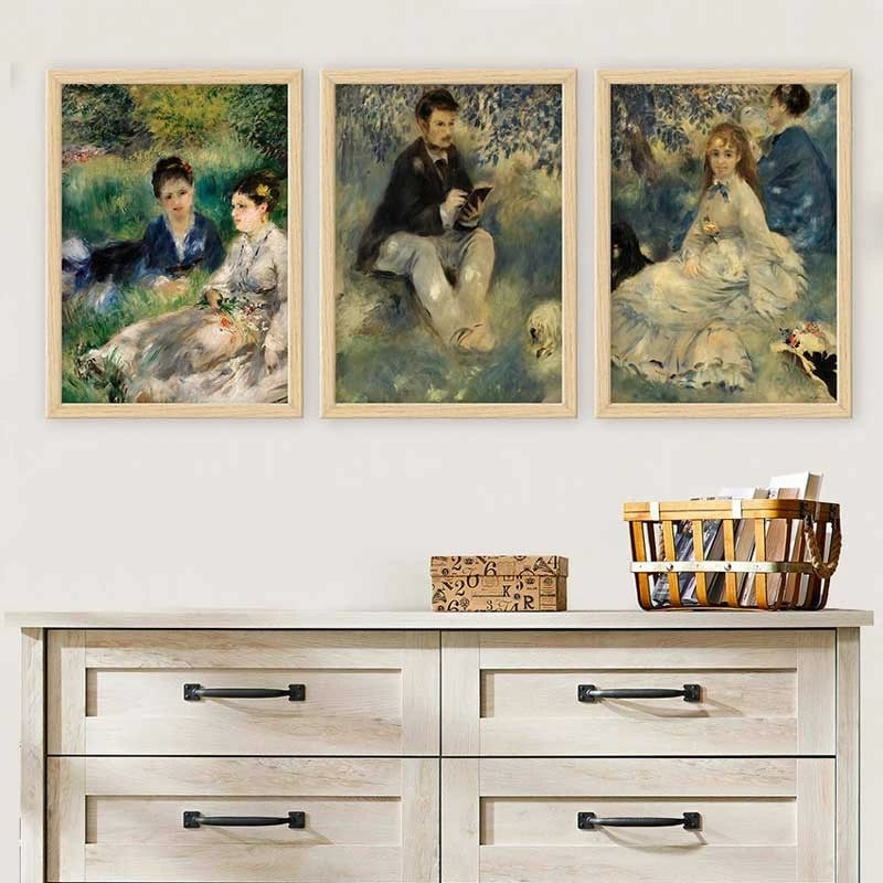 Pikturë dekorative me kornizë (3 copë), Wallity, 3NTC_UN894914_3545