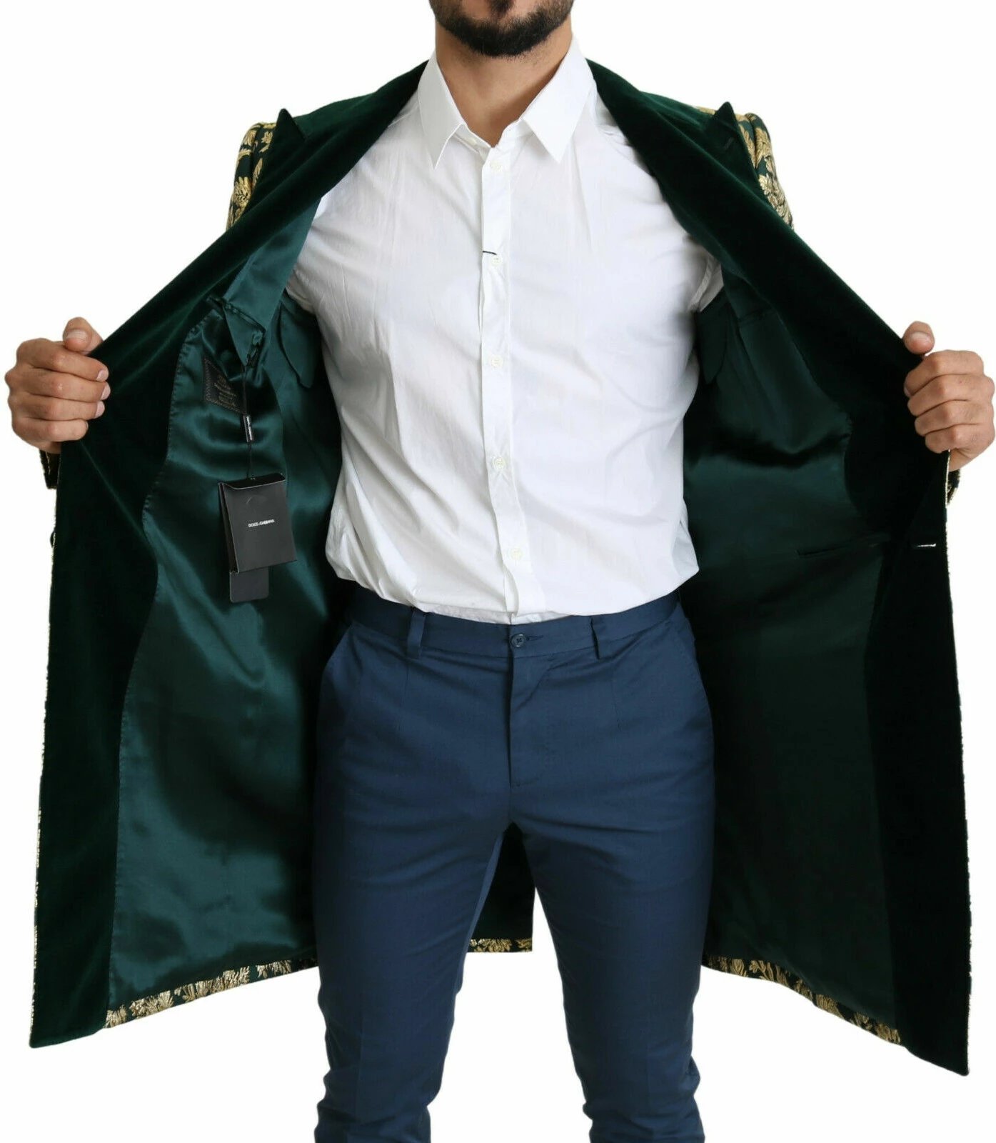 Pallto për meshkuj Dolce & Gabbana, gjelbër