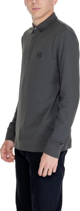 Polo për meshkuj Armani Exchange, e gjelbër