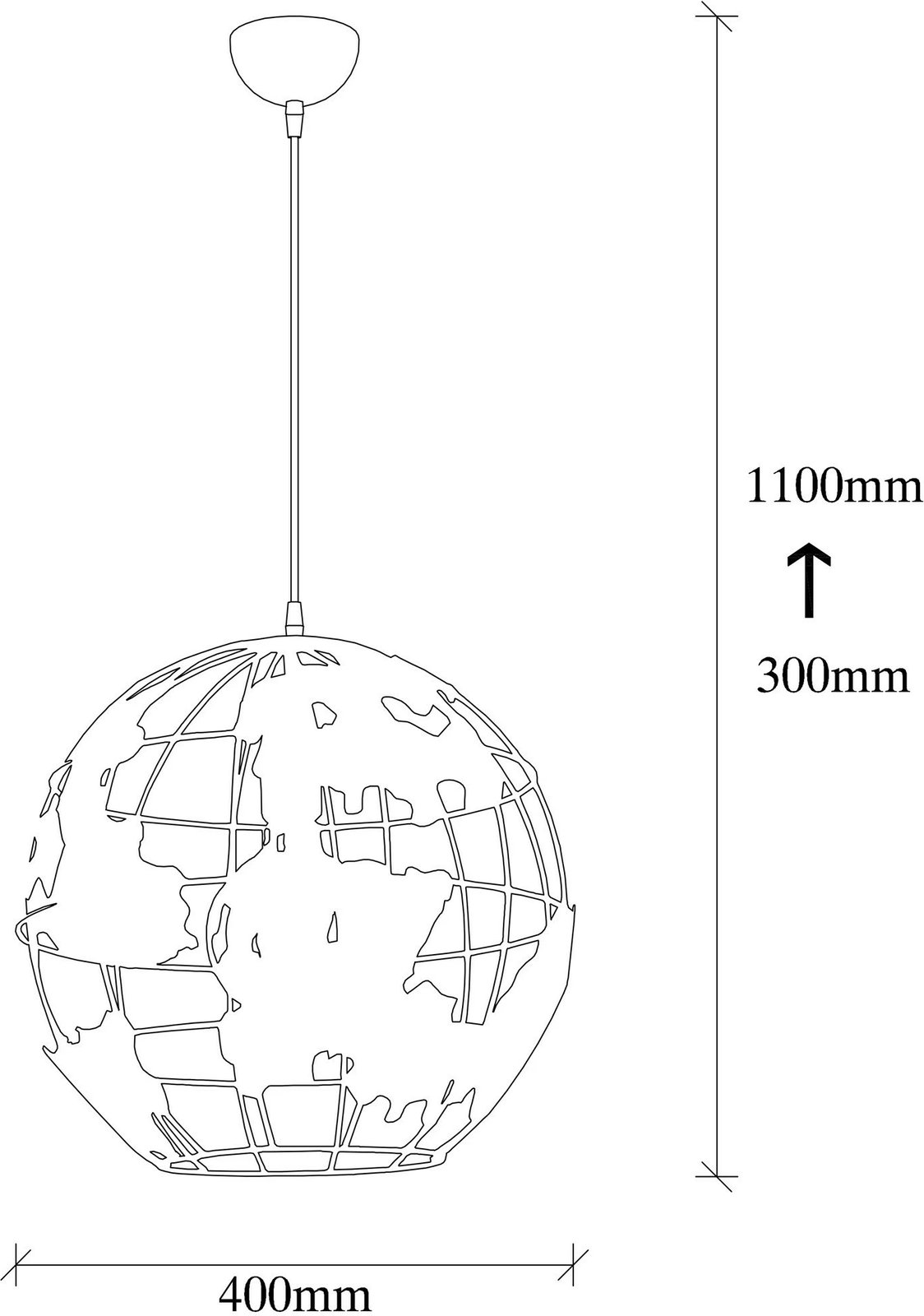 Llambë tavani Opviq, Fellini - MR - 822, e zezë Llambë tavani Opviq, Fellini - MR - 822, e zezë