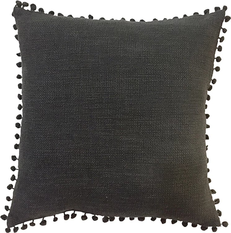 Jastëk dekorativ Bon Bon, material pambuku, ngjyrë gri, 45x45cm