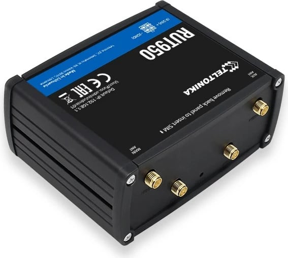 Ruter Wireless Teltonika RUT950, Fast Ethernet Single-band, 2.4GHz, 4G, i zi