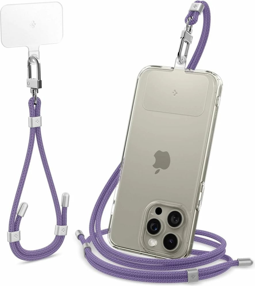 Set litarësh universal Spigen me rrip për trup dhe dorë, vjollcë