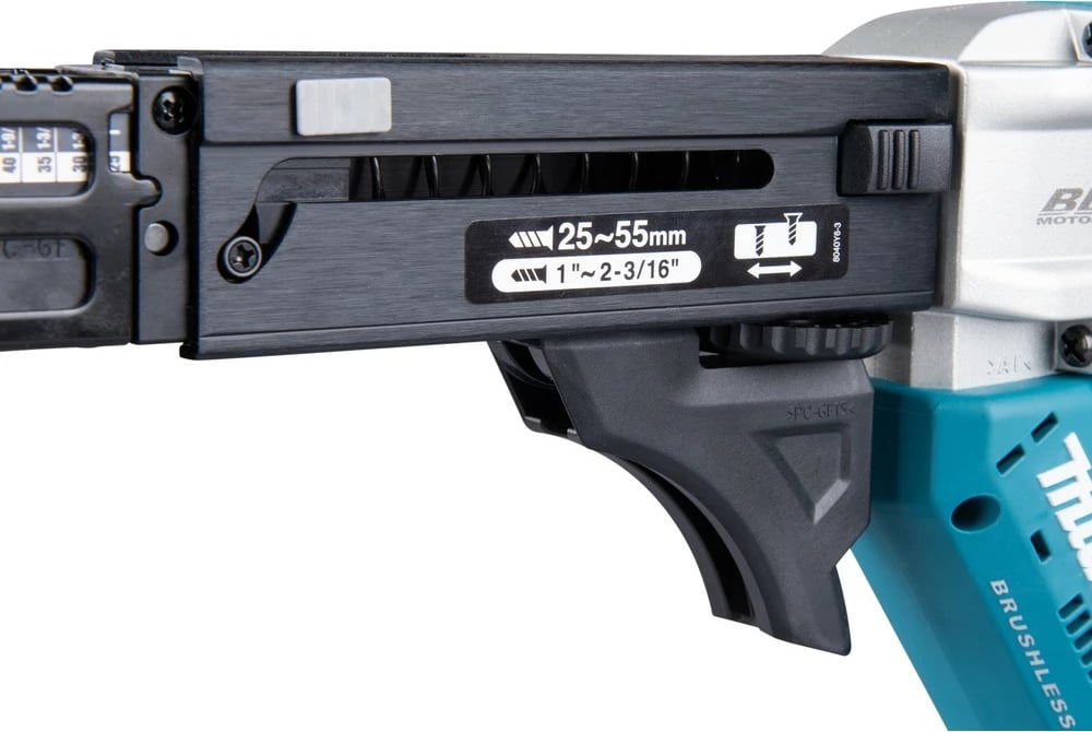 Vidhexhveshës Makita DFR552Z, 18V, brushless, Li-Ion, zi/blu