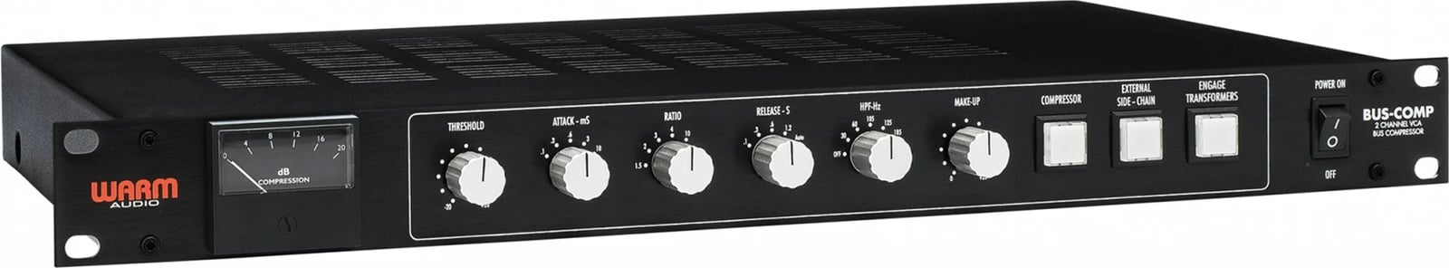 Kompresor Warm Audio BUS-COMP, 2 kanale, 1U, E zezë