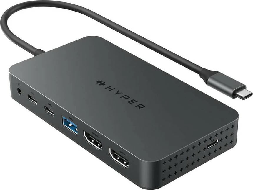 Dock USB-C Targus Hyper HyperDrive 7-in-1, 4K, 2x HDMI, 100W, gri
